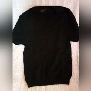 Quince Crewneck Sweater in Black